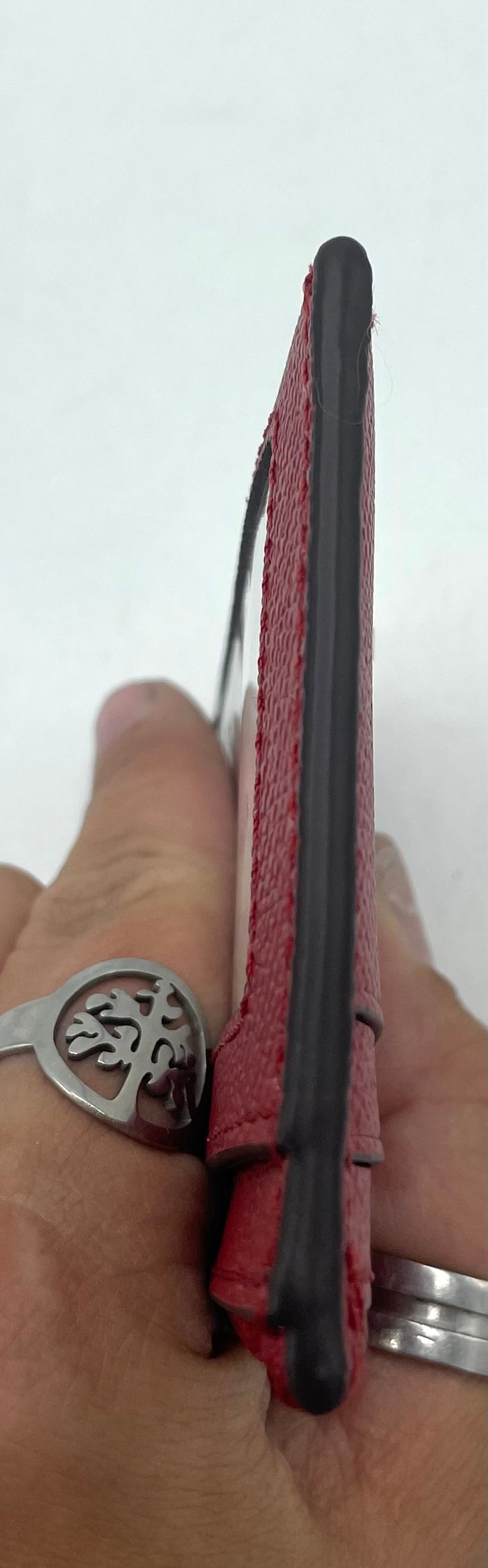 Coach Mini Skinny ID Case - Red