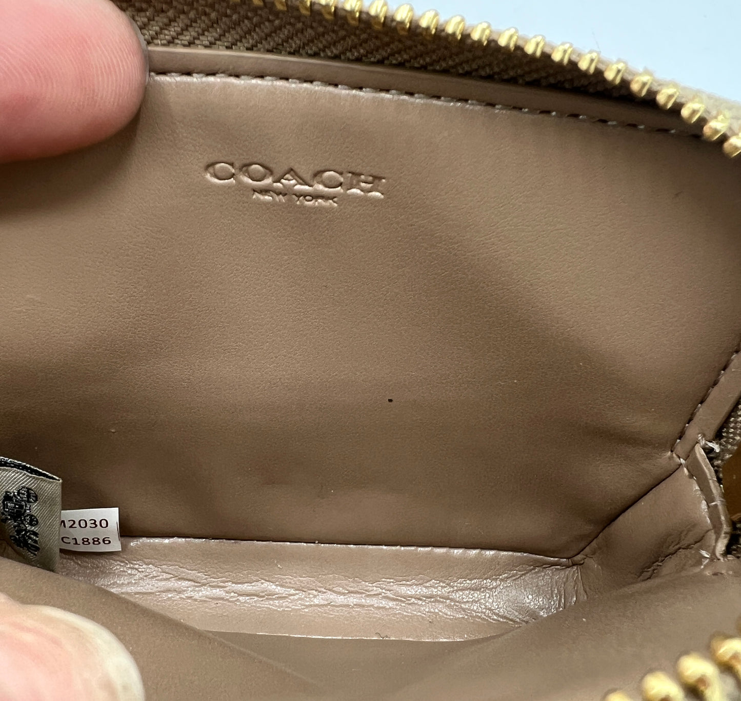Coach Zip Card Case