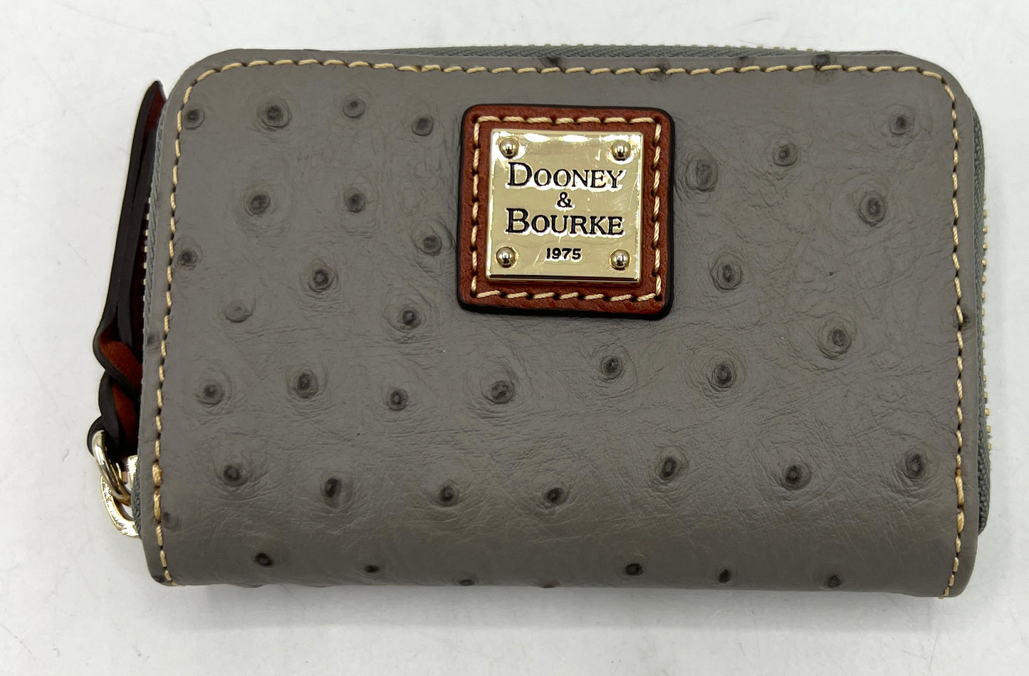 Dooney & Bourke Small Ostrich Zip Around Wallet