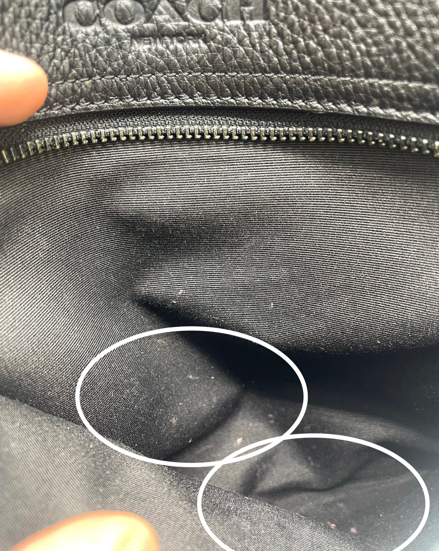 Coach Houston Flight Bag – Black Pebbled Leather (Style 4011)