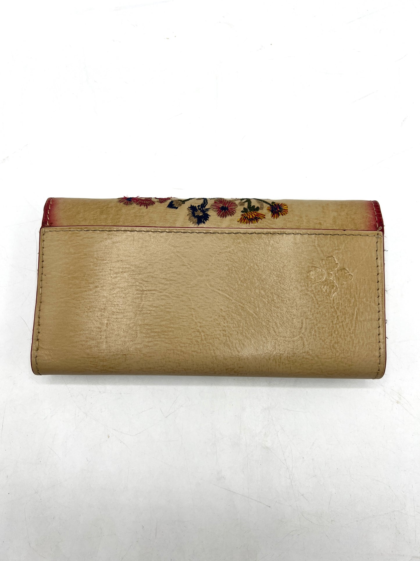 Patricia Nash Prairie Rose Embroidered Trifold Wallet