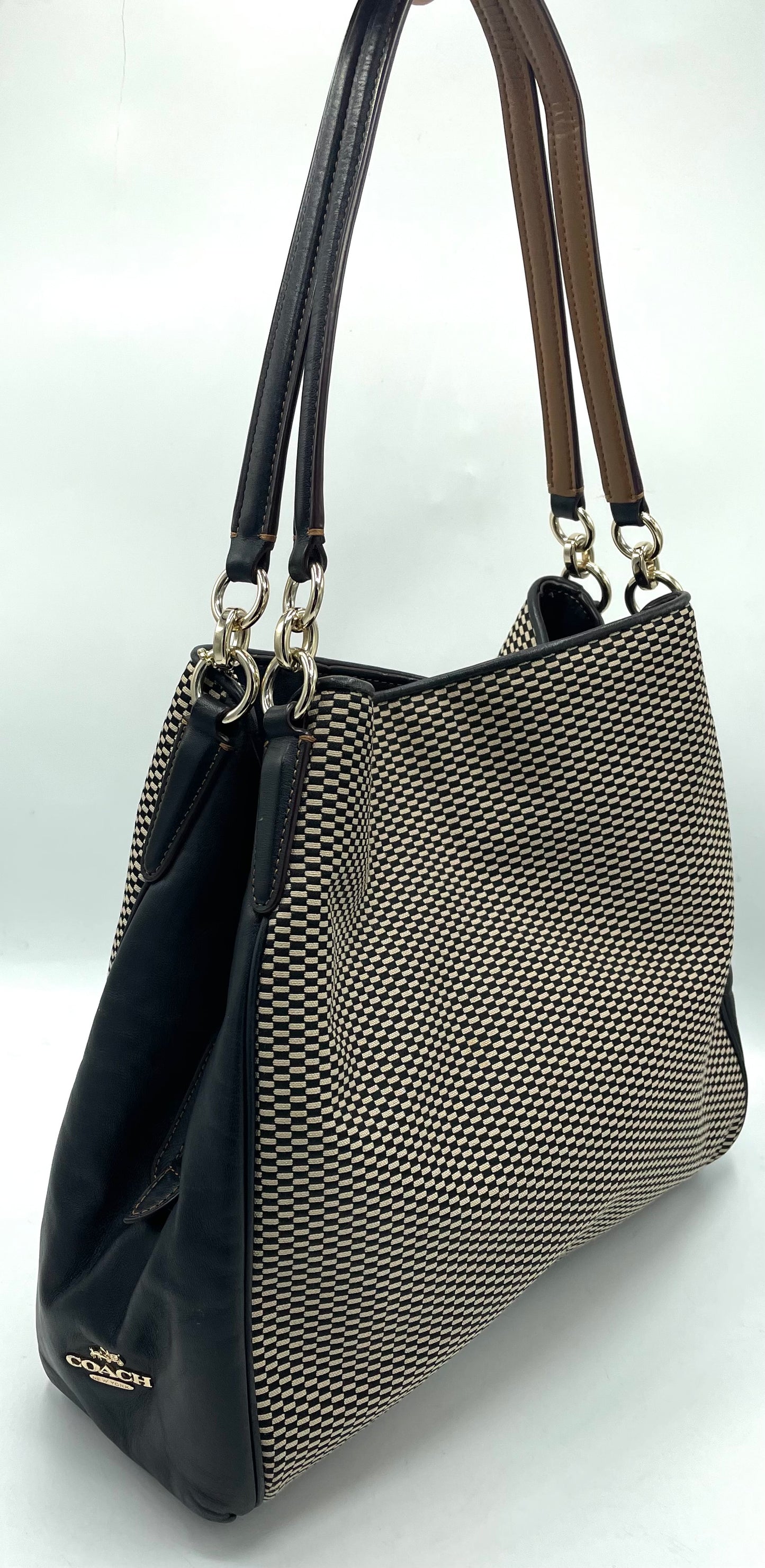 Coach Phoebe Exploded Reps Jacquard Print Shoulder Bag