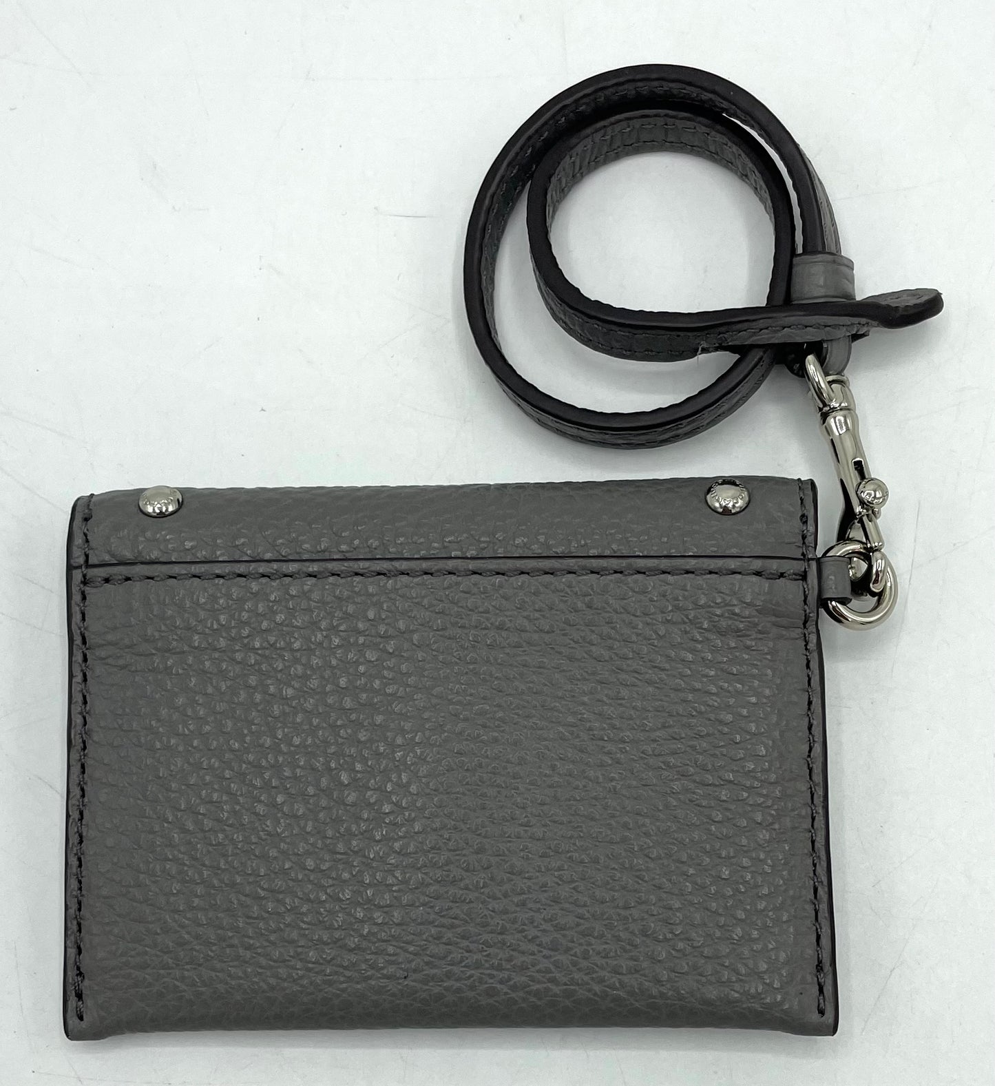 Coach Card Pouch with Rivets