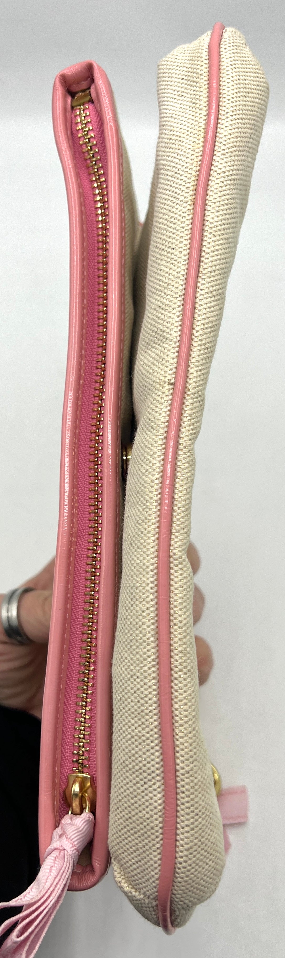 Coach Canvas Tattoo Foldover Clutch Vintage