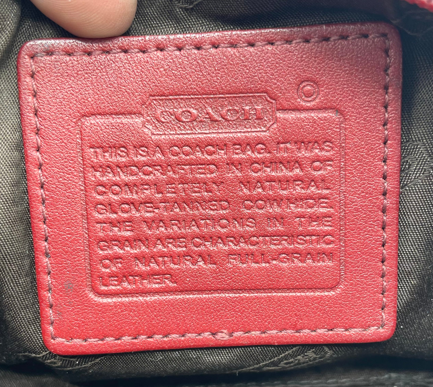 Vintage Coach Legacy Turnlock Wristlet