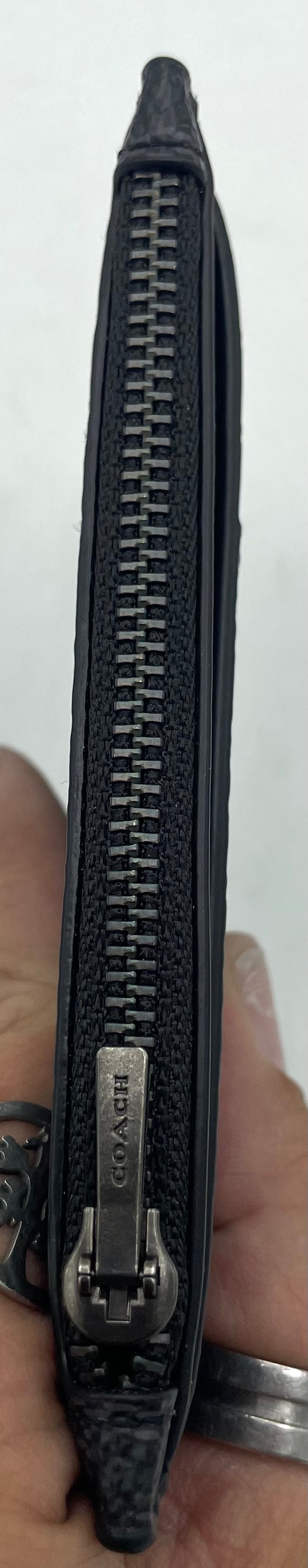 Coach Zip Card Case -Signature Coach