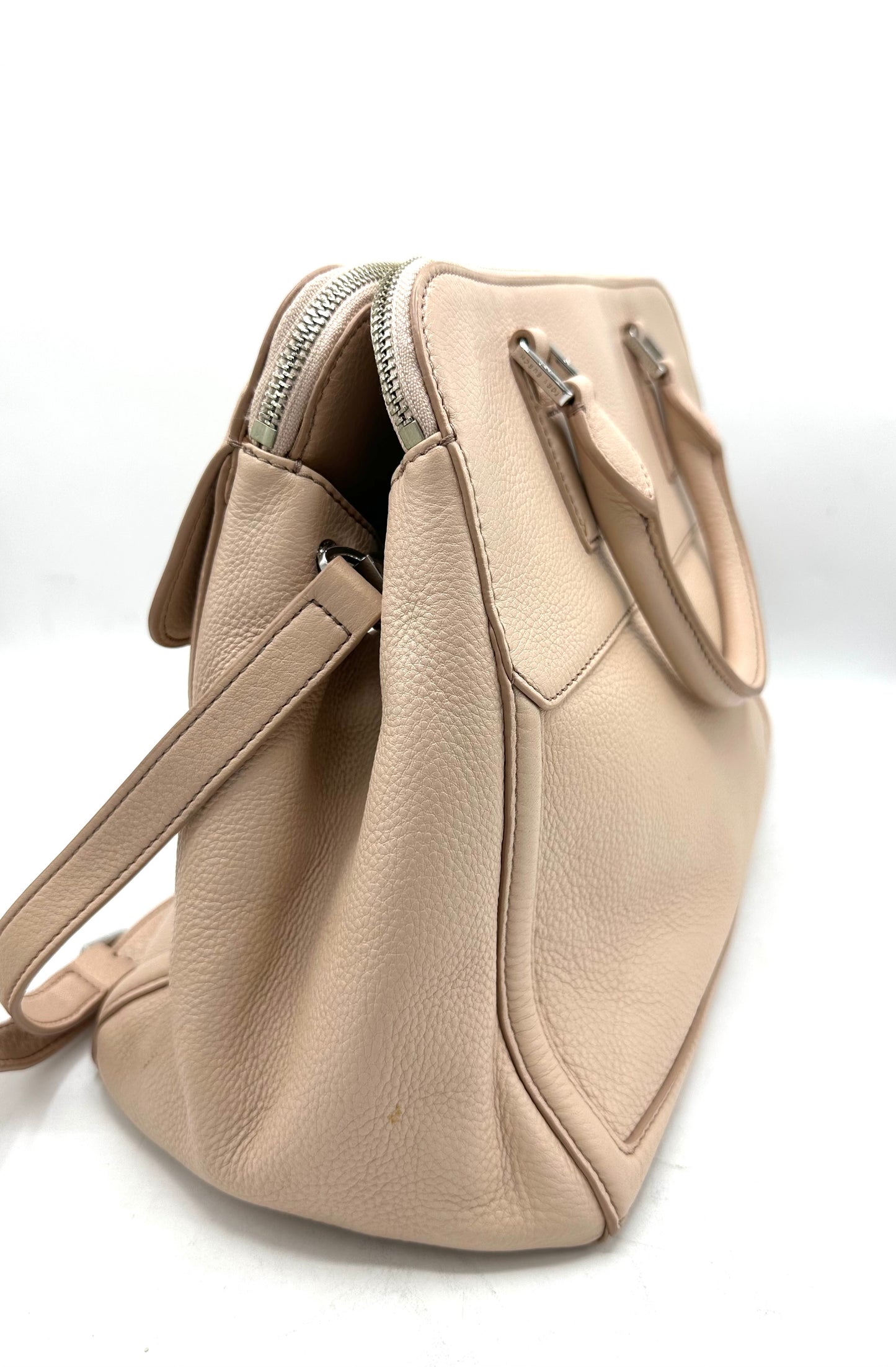 Tory Burch Mercer Dome Satchel – Light Oak