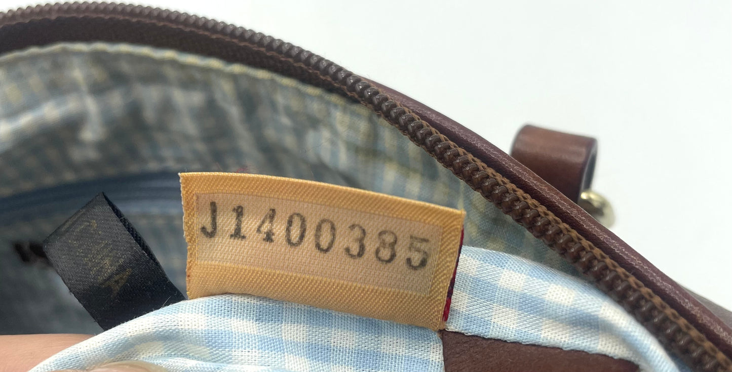 Dooney and Bourke Croc Embossed Barrel Bag