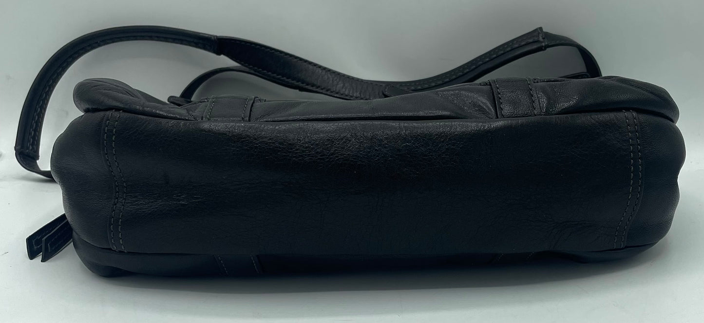 Coach Bonnie Black Leather Soho Satchel