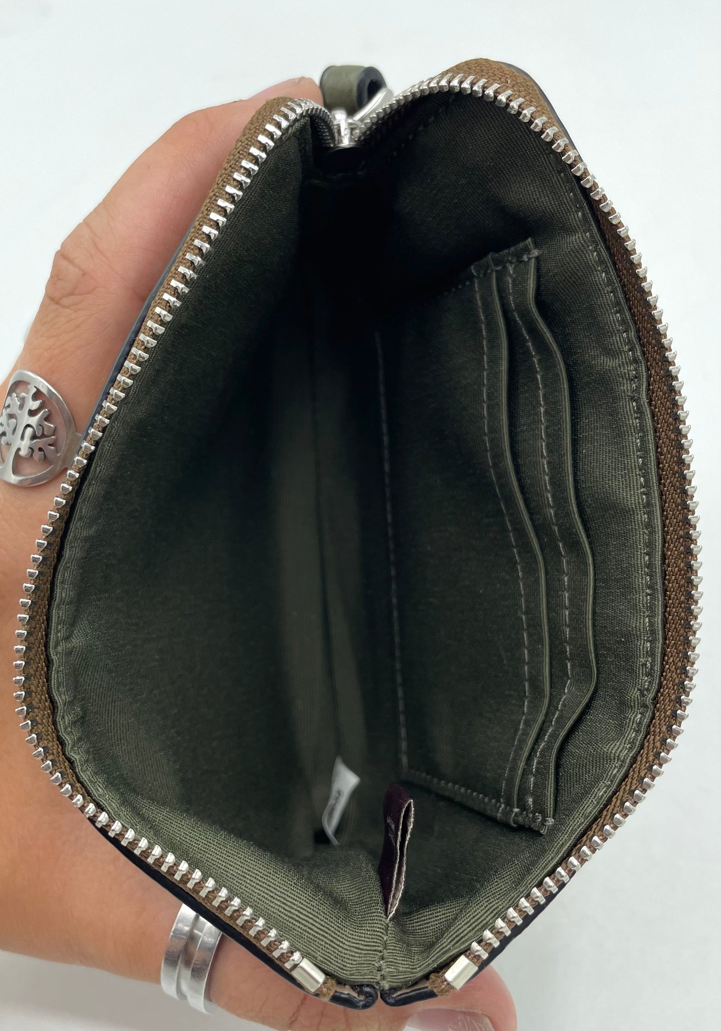 Coach Corner Zip Wristlet