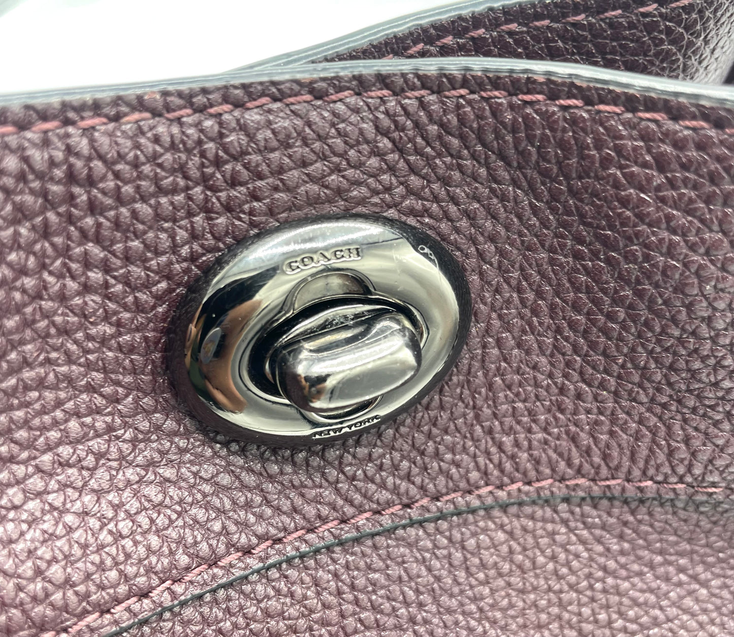 Coach Edie Turnlock Shoulder Bag