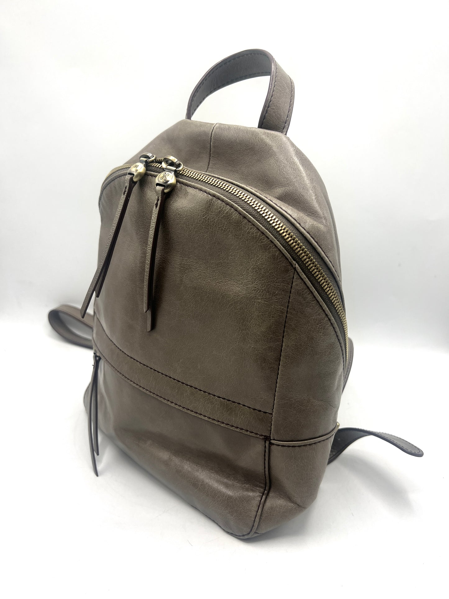 HOBO Cliff Leather Backpack – Taupe Gray