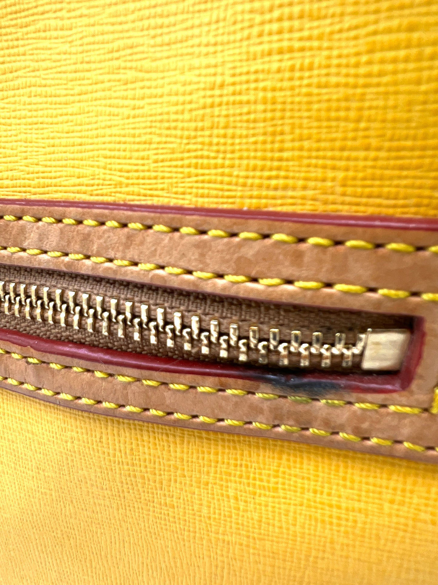 Dooney & Bourke Maddie Shoulder Bag with Tassel – Yellow