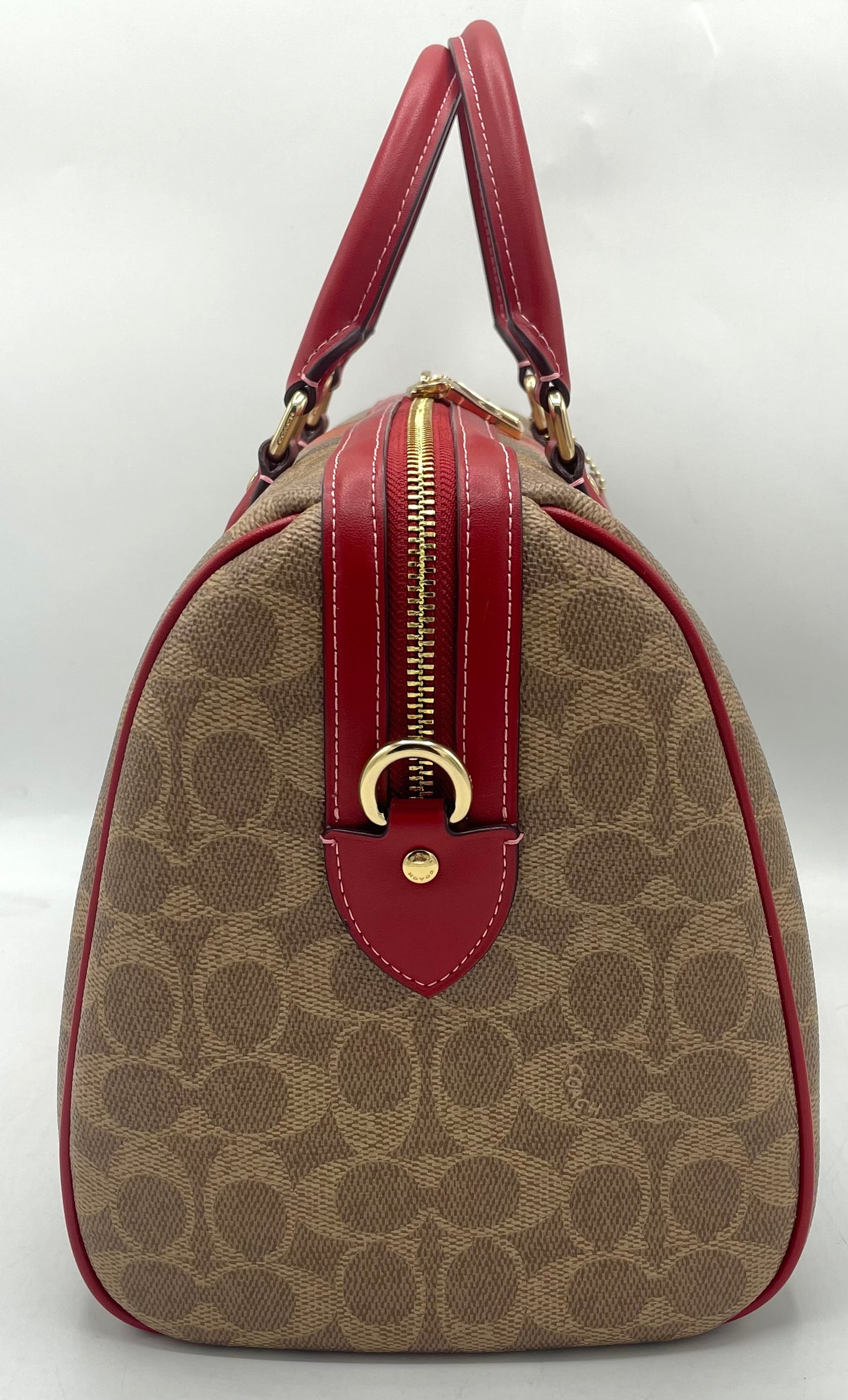 Coach Rowan Large Satchel - Signature Stripe