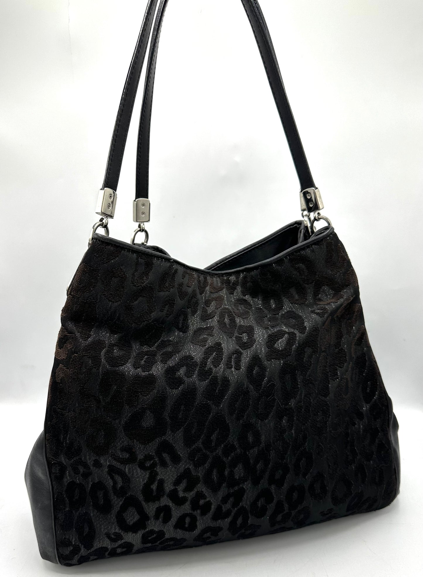Coach Madison Chenille Ocelot Phoebe Shoulder Bag