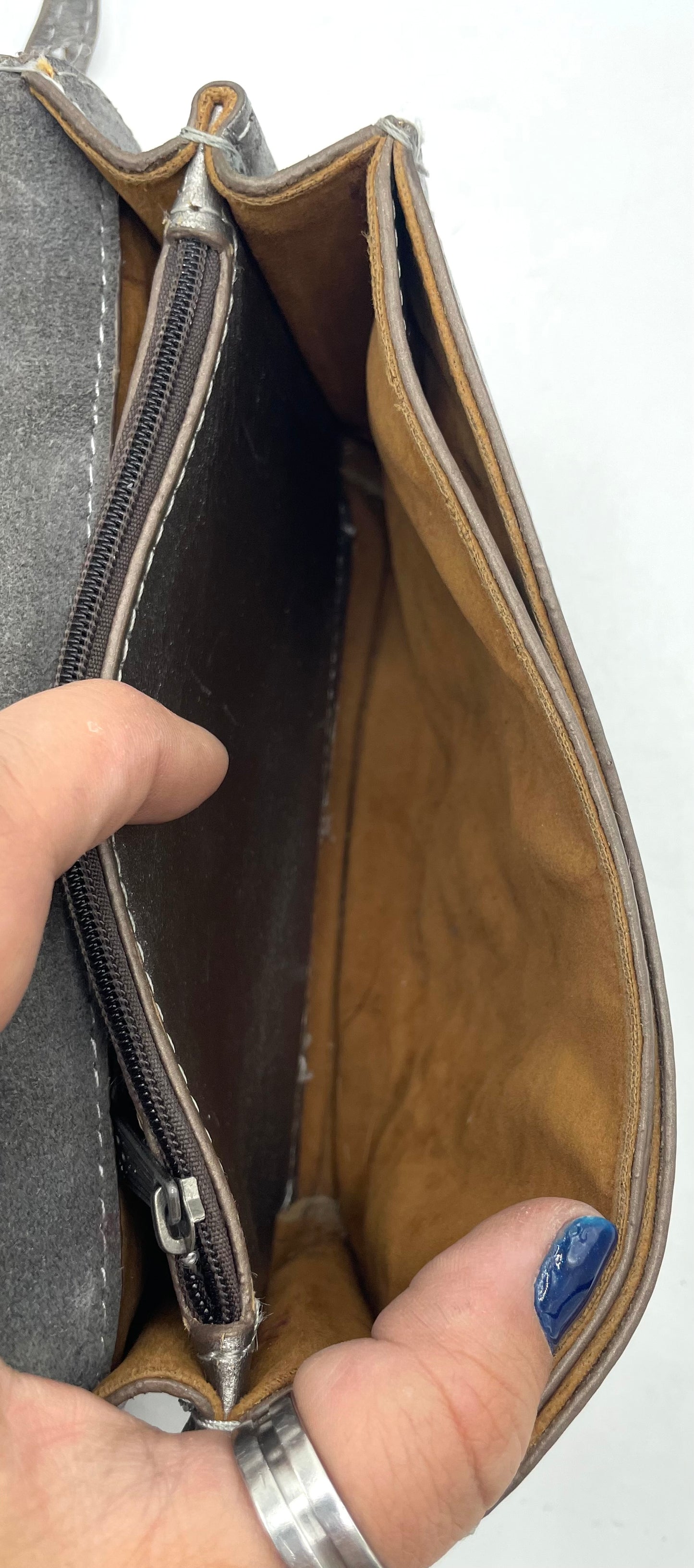 Patricia Nash Torri Burnished Tooled Leather Crossbody
