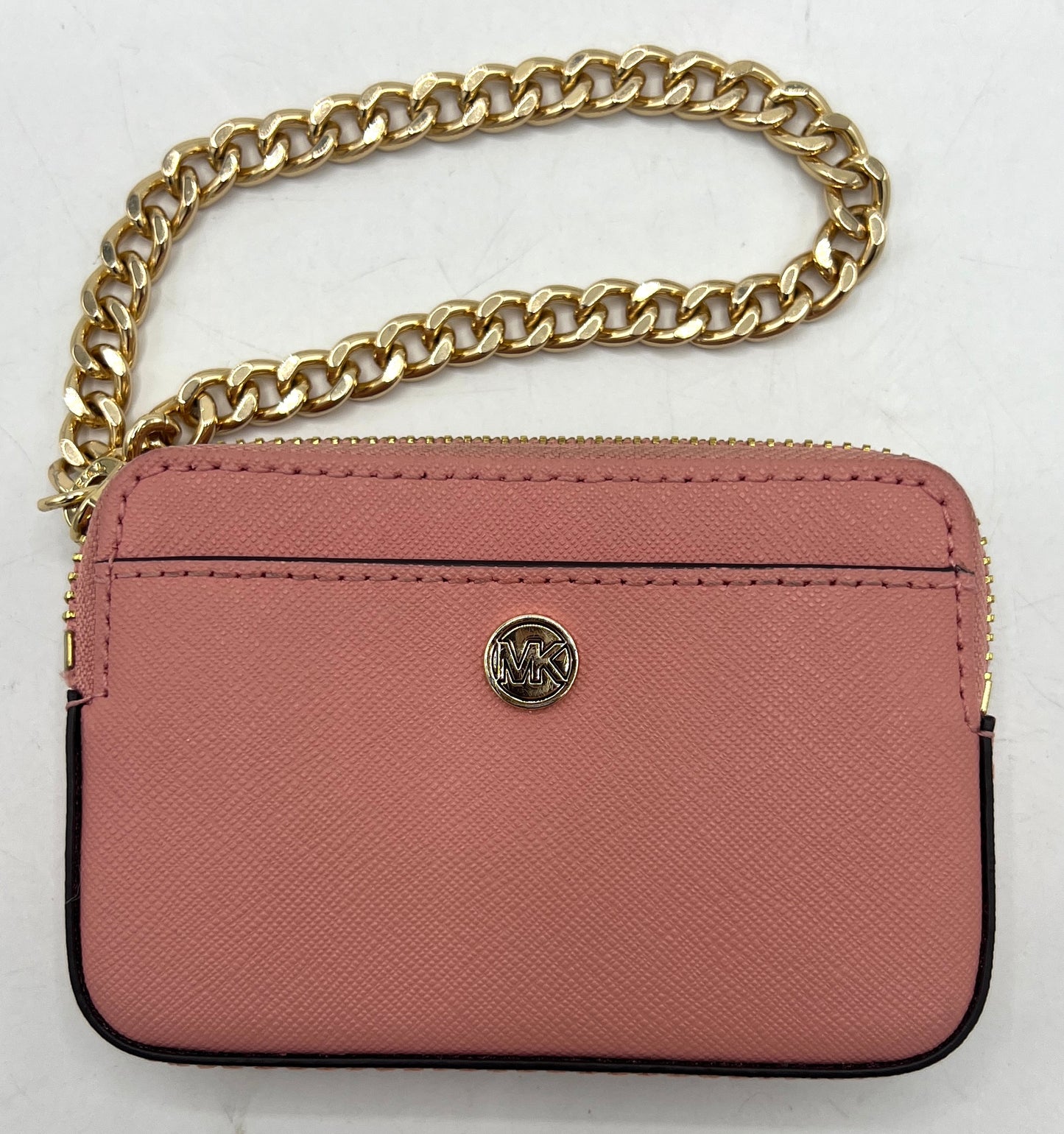 Michael Kors Medium Saffiano Leather Chain Card Case