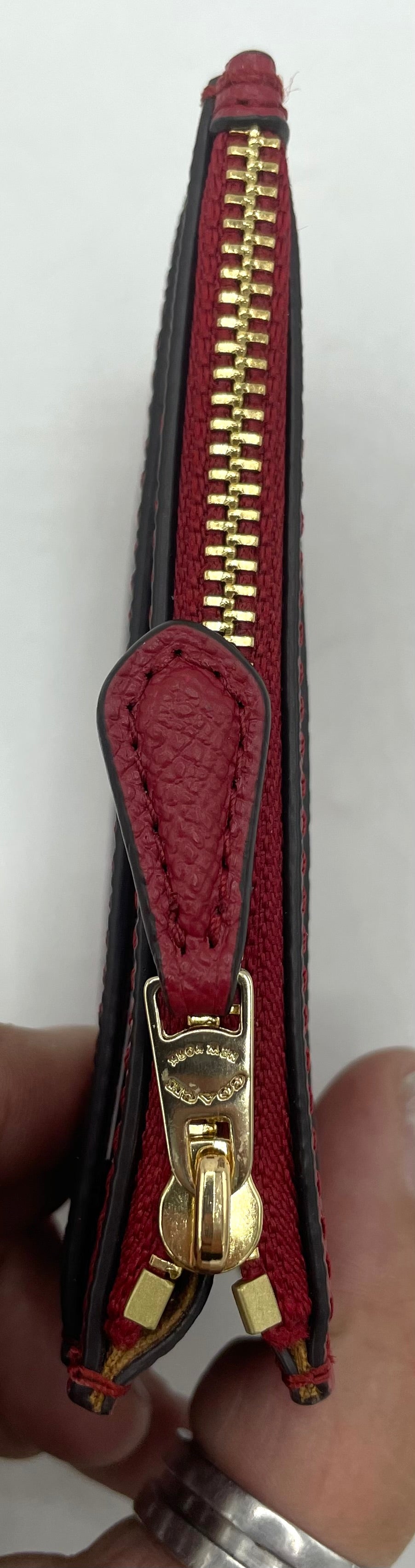 Coach Mini Skinny ID Case - Red