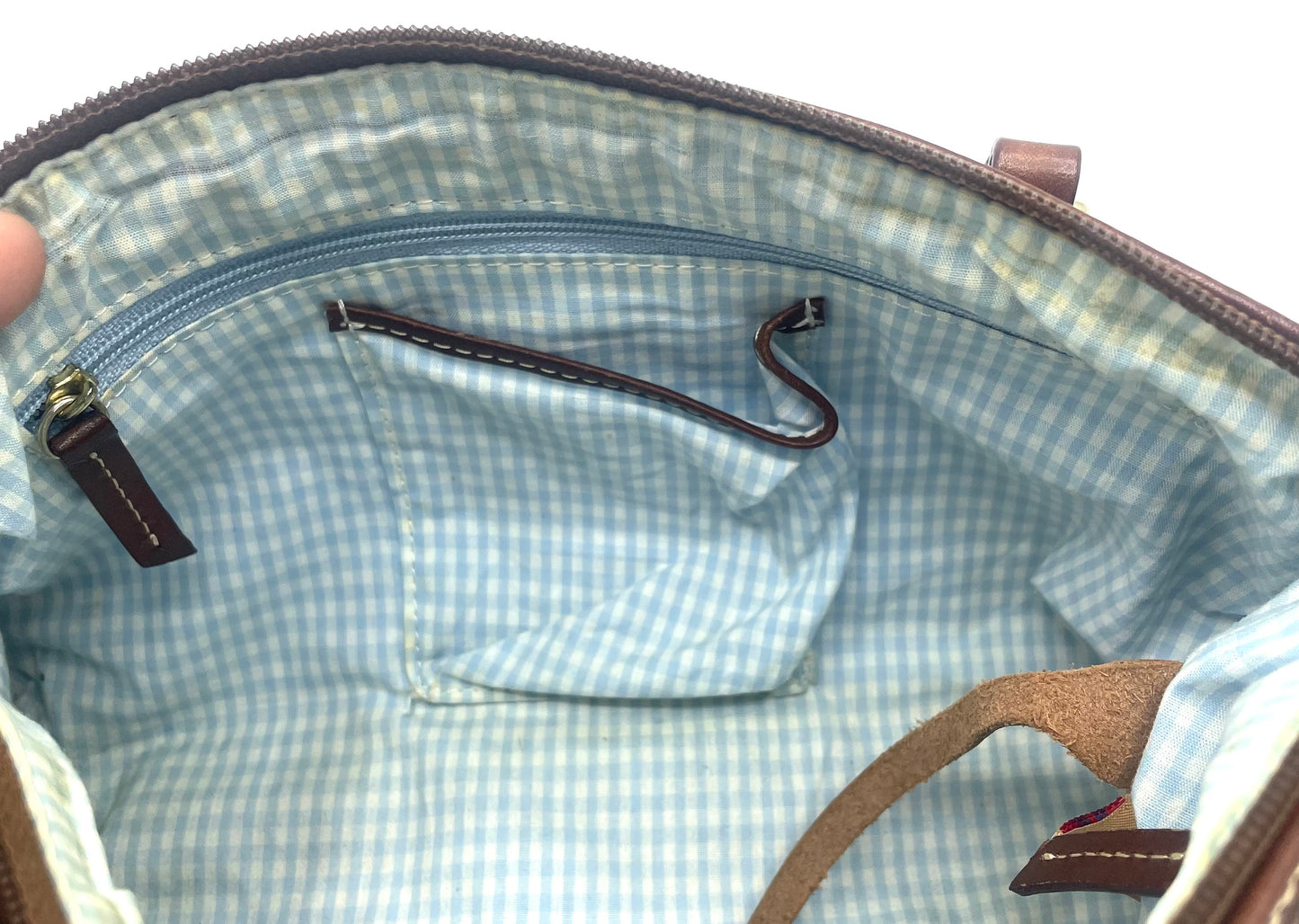 Dooney and Bourke Croc Embossed Barrel Bag