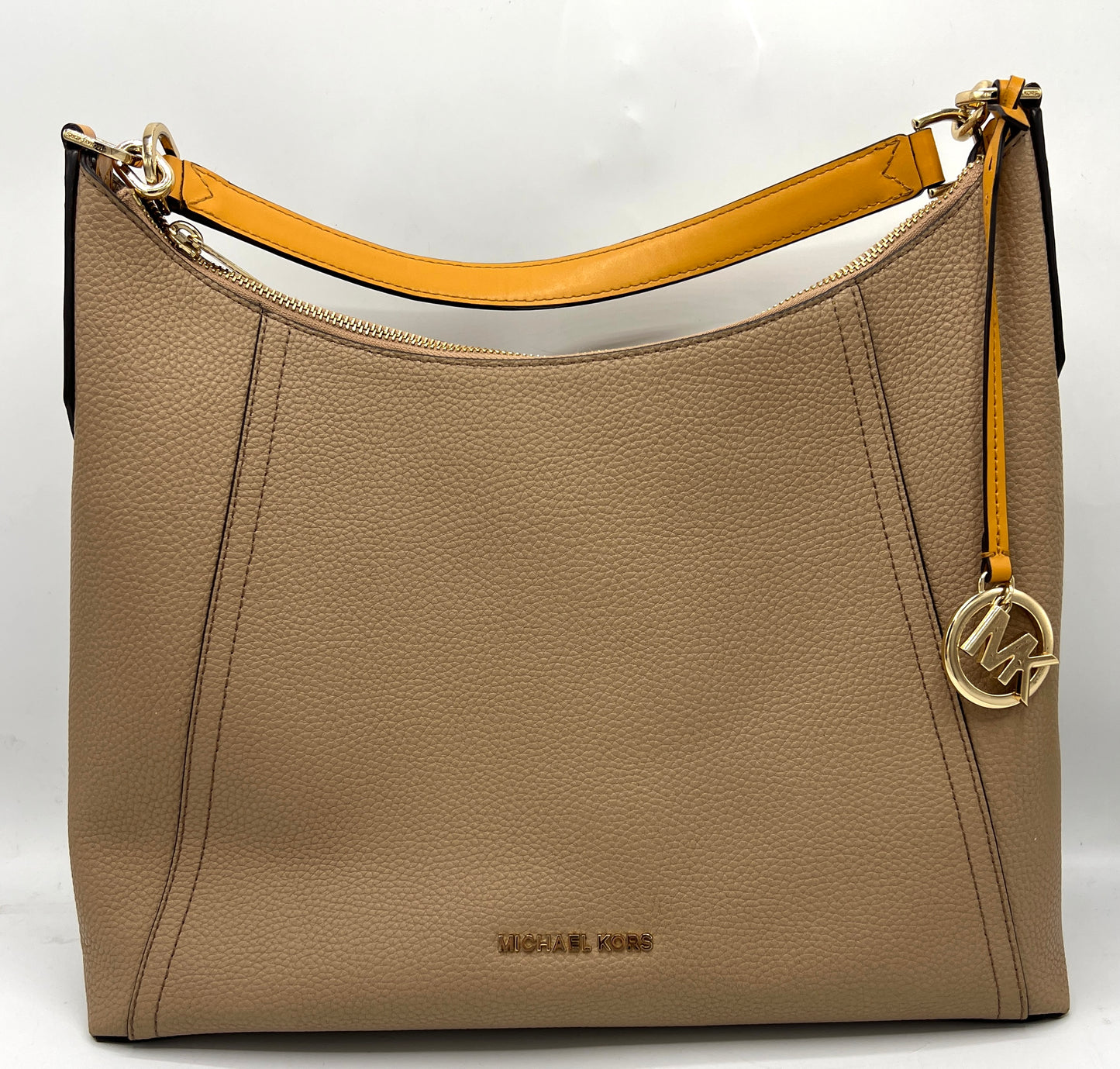 Michael Kors Kimberly Studded Shoulder Bag with Removable Clutch