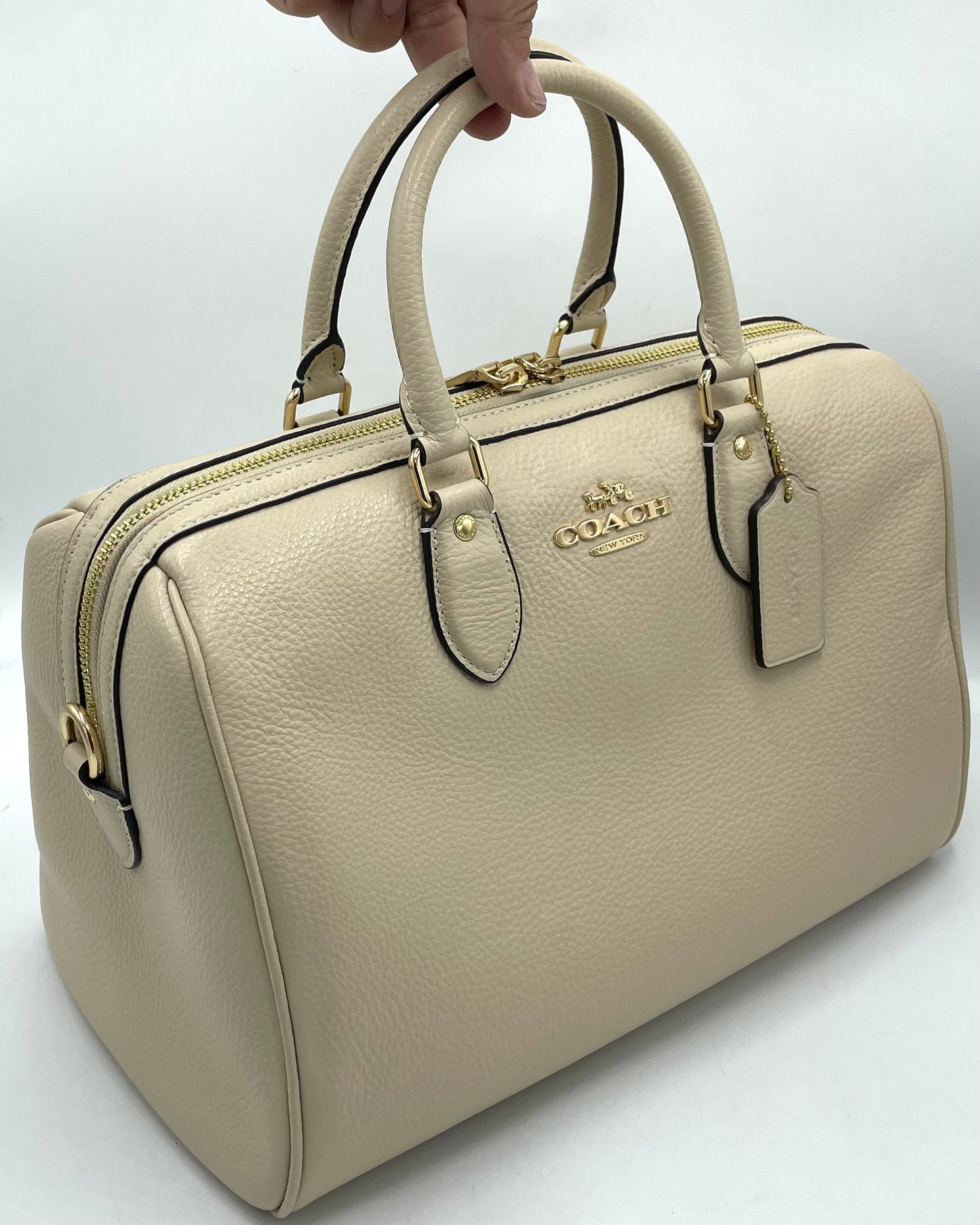 Coach Rowan Large Satchel – Ivory (CV960)