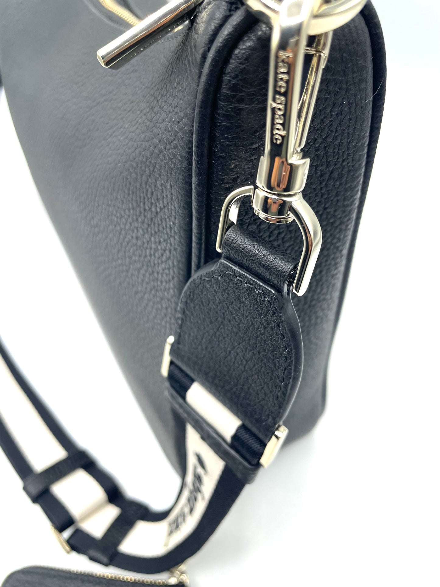 Kate Spade Emma Large Crossbody Bag – Black Pebbled Leather (KK069)