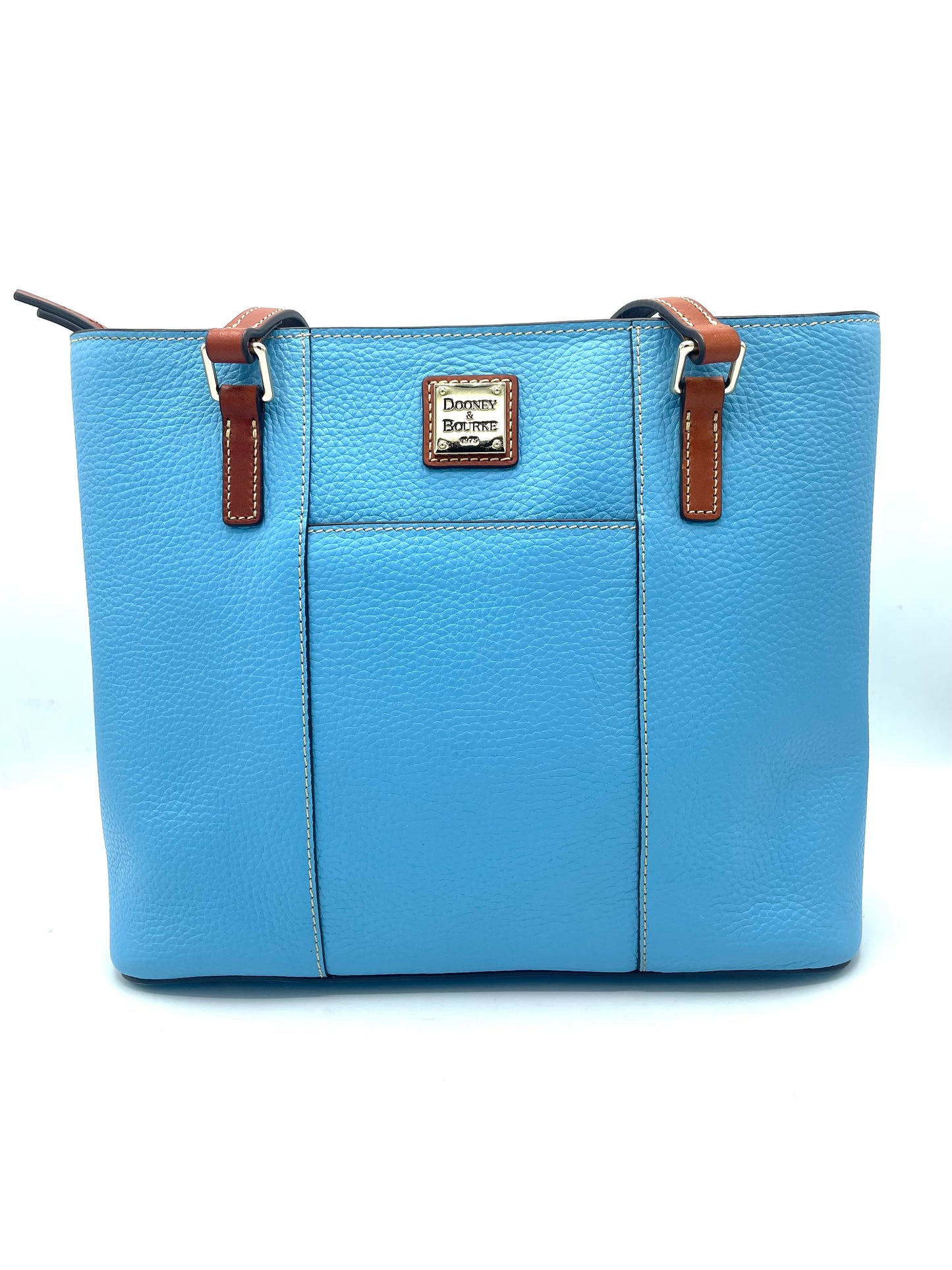 Dooney & Bourke Pebble Grain Small Lexington Tote – Caribbean Blue