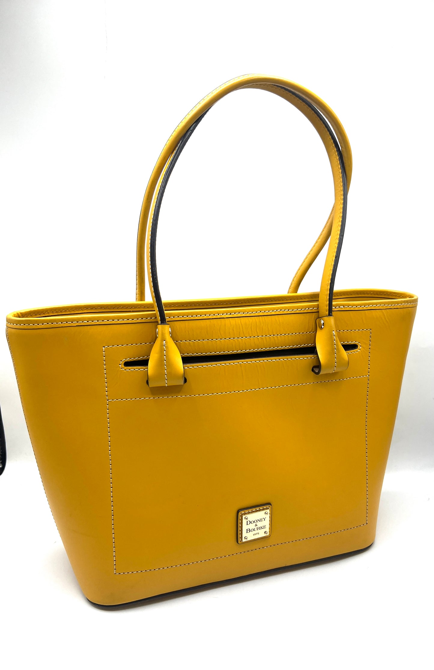 Dooney & Bourke Beacon Slip Tote – Dandelion Mustard Leather