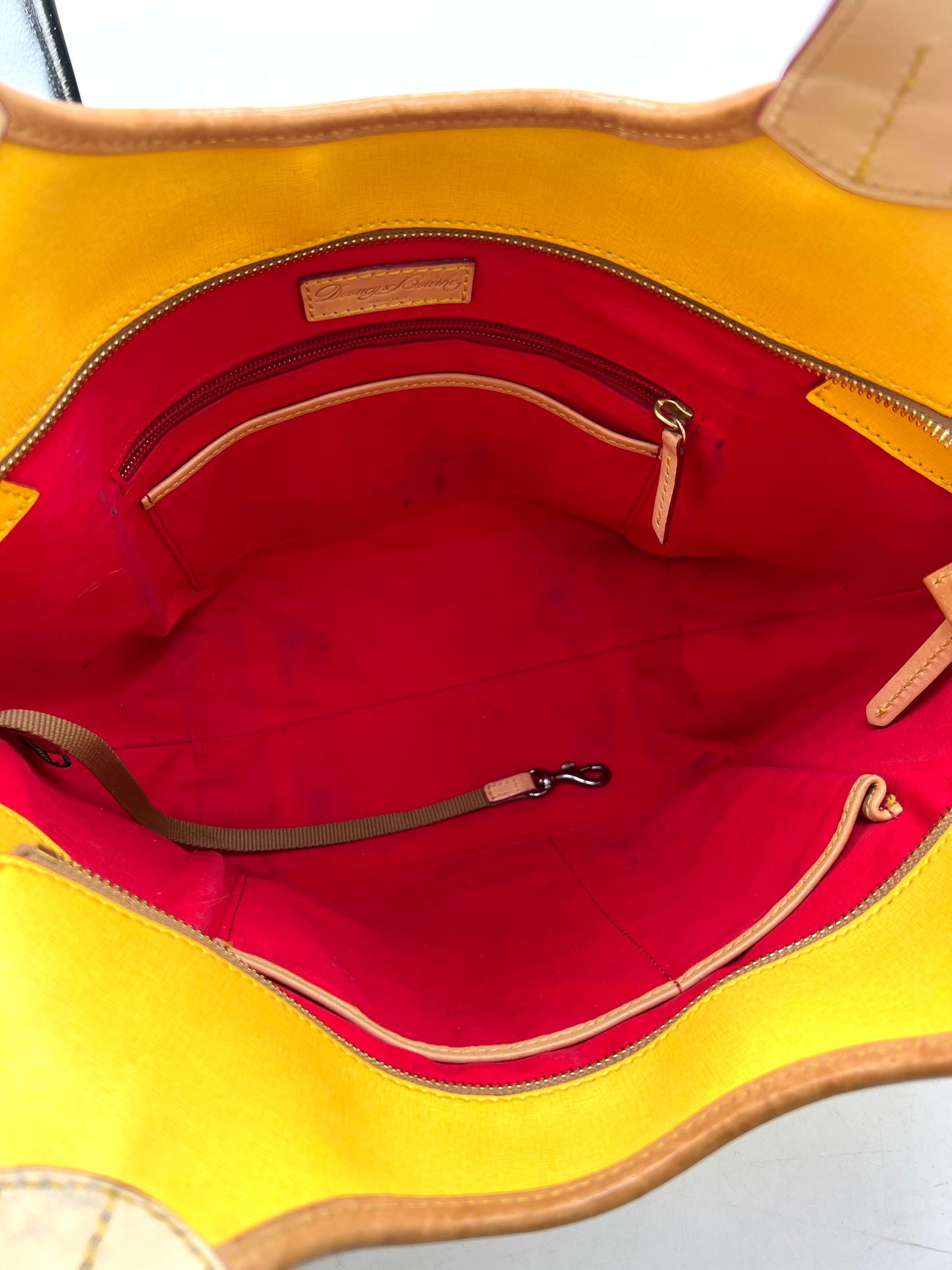 Dooney & Bourke Maddie Shoulder Bag with Tassel – Yellow