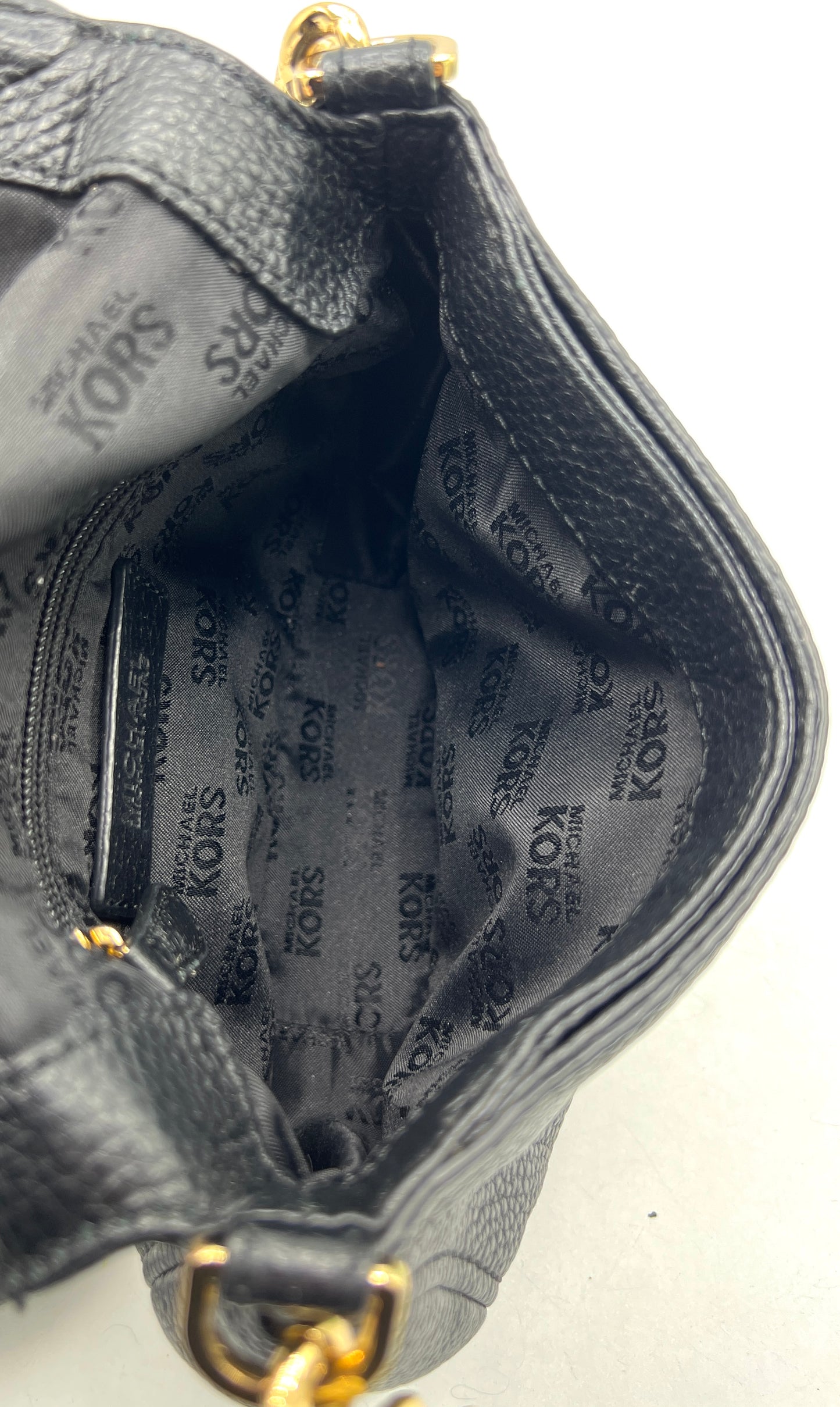 Michael Kors Bedford Leather Flap Crossbody