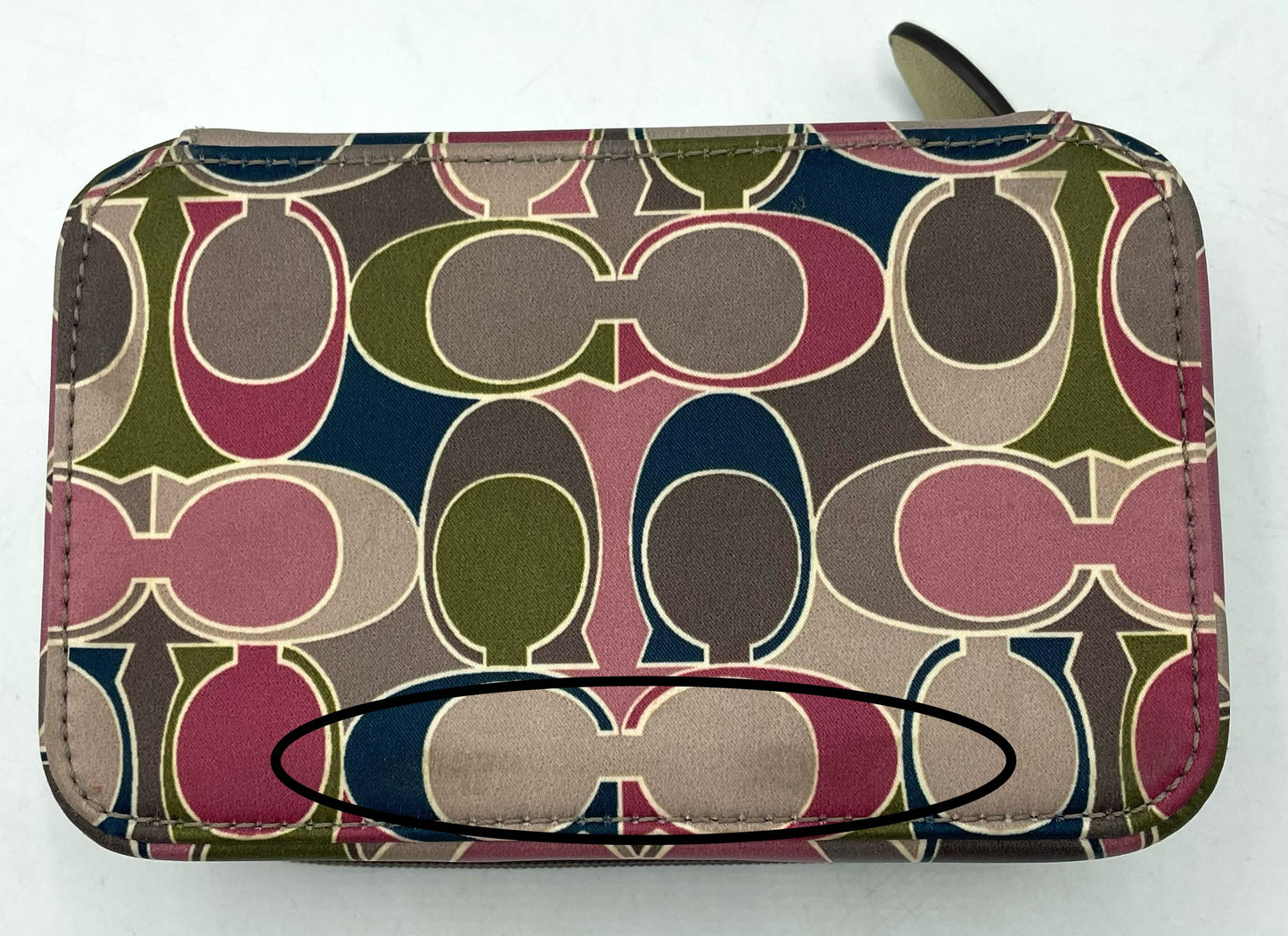 Coach Signature Silk Jewelry Box