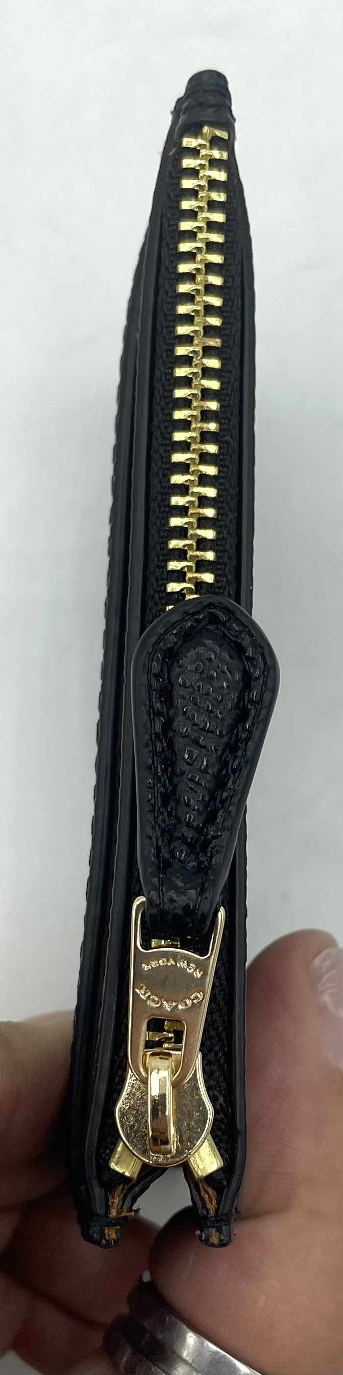 Coach Mini Skinny ID Case - Black