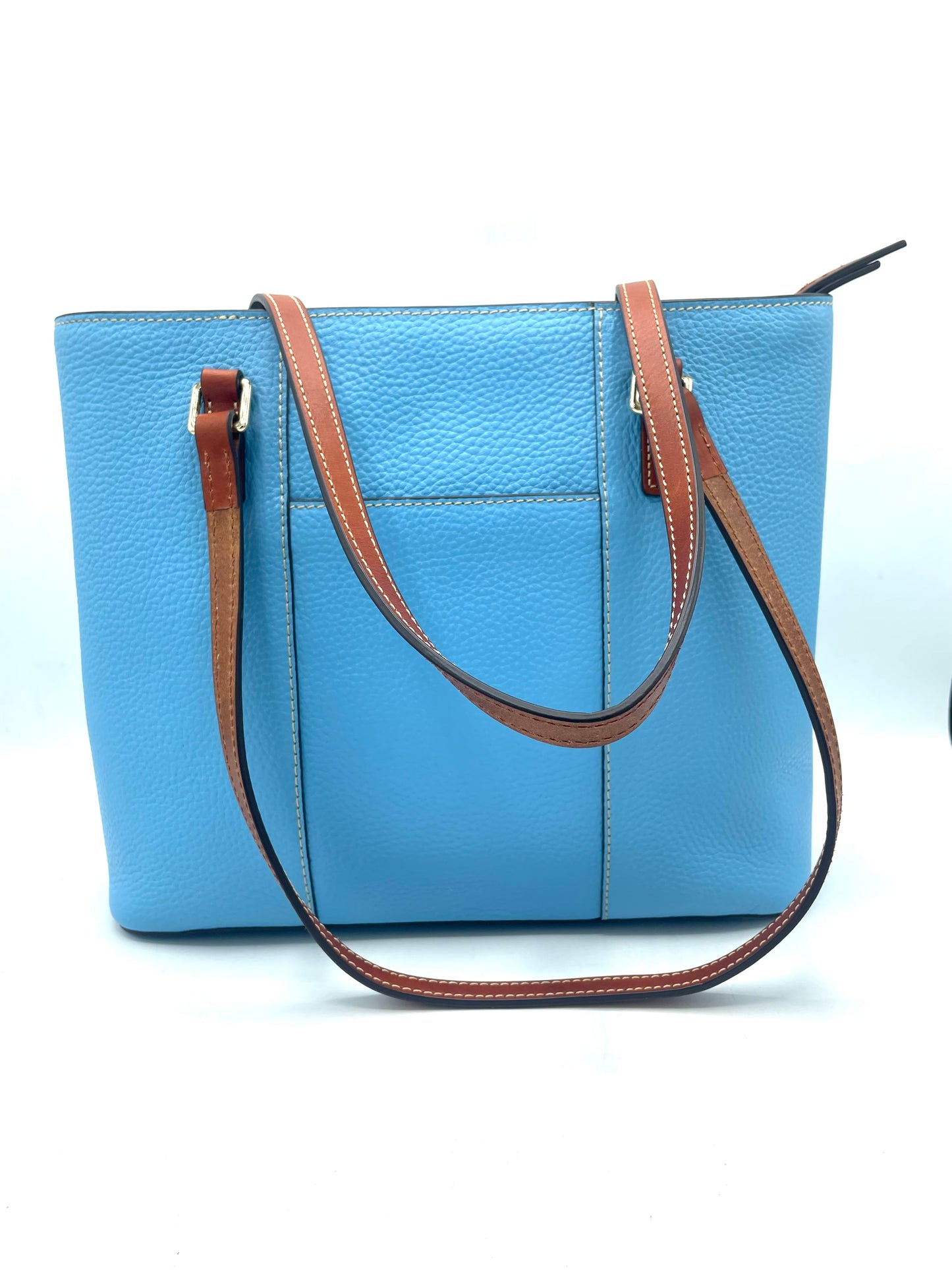 Dooney & Bourke Pebble Grain Small Lexington Tote – Caribbean Blue