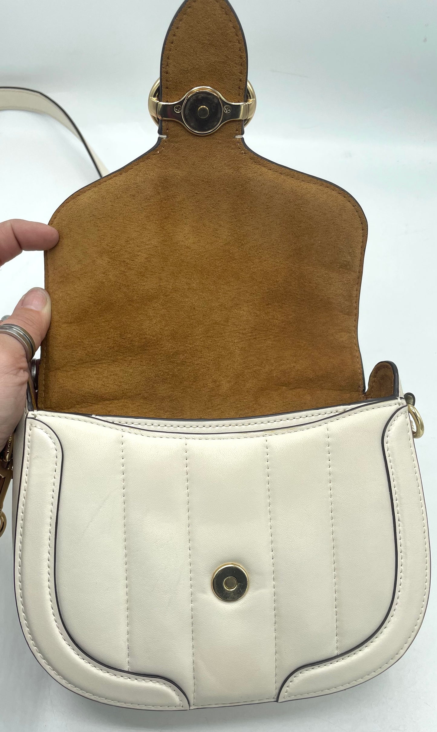 Coach Quilted Georgie Saddle Crossbody