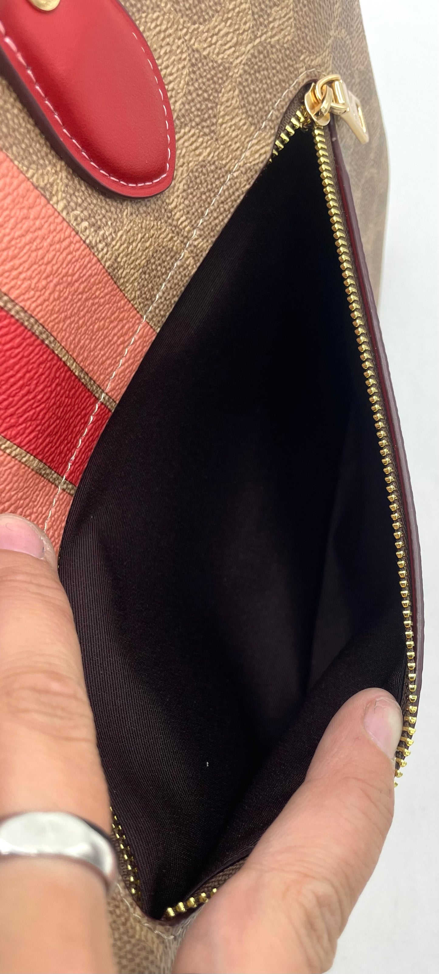 Coach Rowan Large Satchel - Signature Stripe