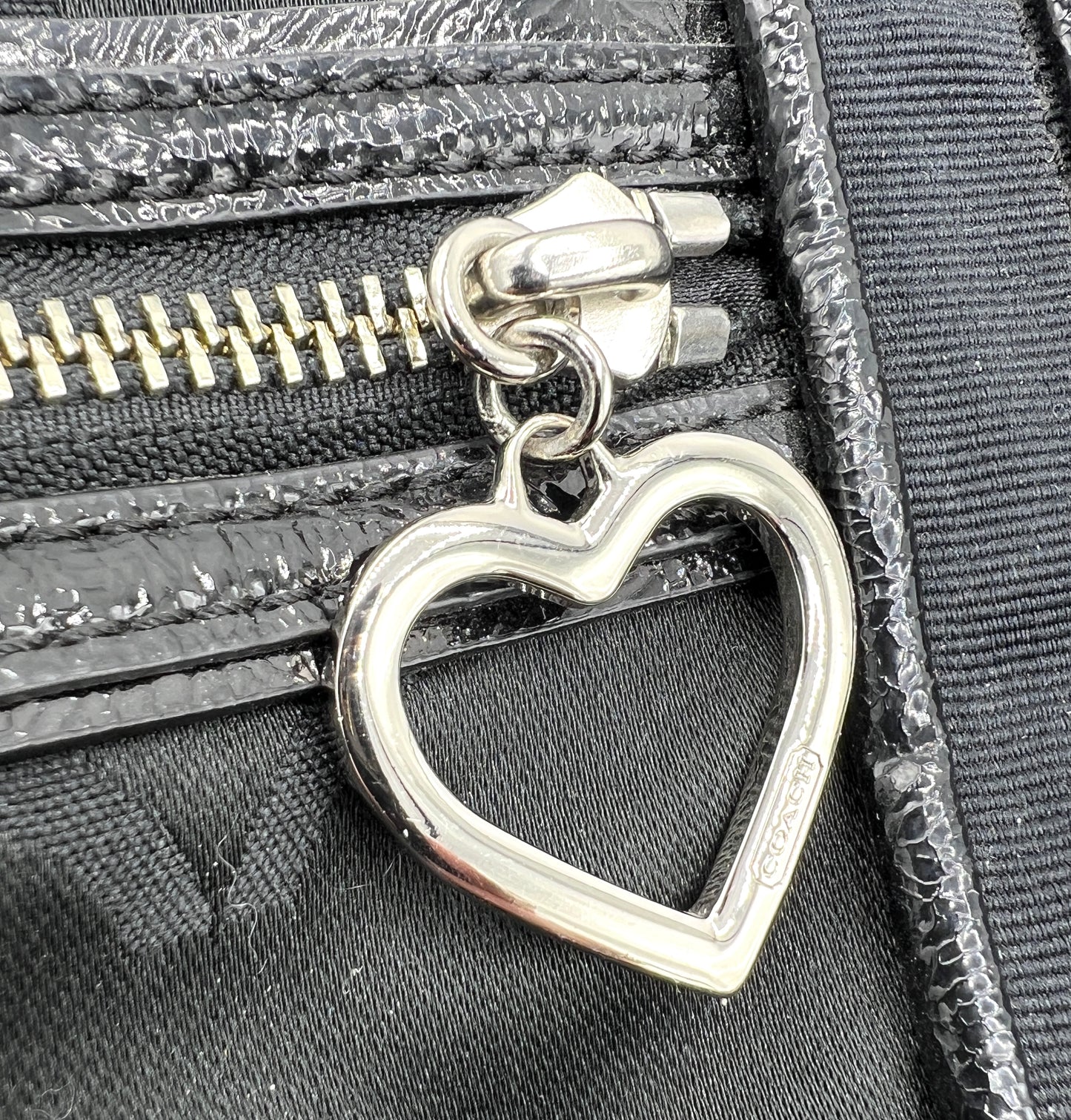 Coach Poppy Monogram Satchel