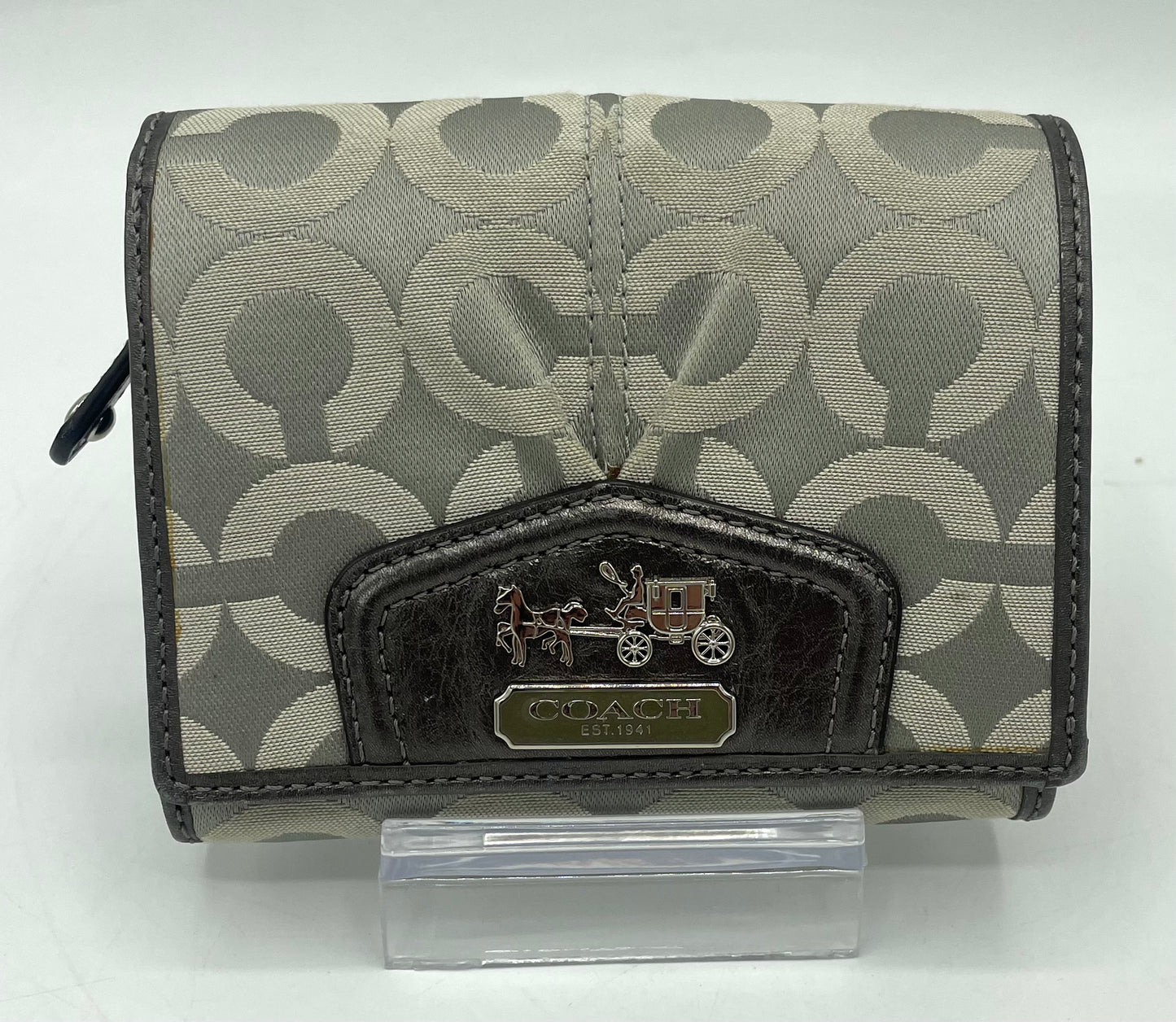 Coach Signature Carriage Bifold Wallet