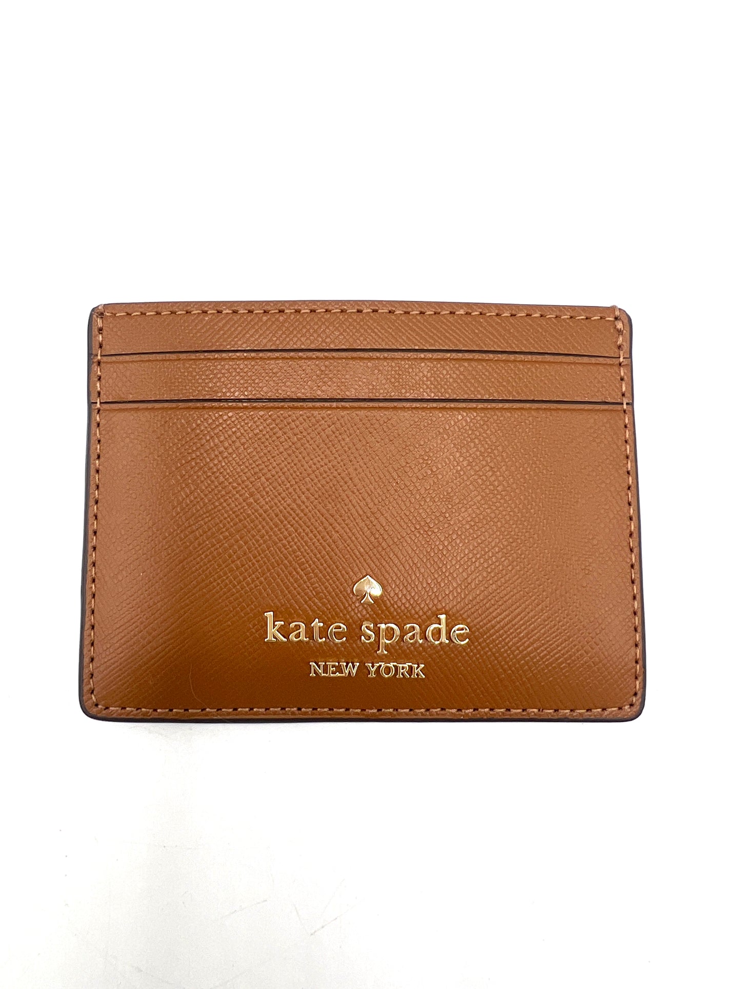 Kate Spade Madison Small Slim Card Holder – Cavern Clay Saffiano Leather