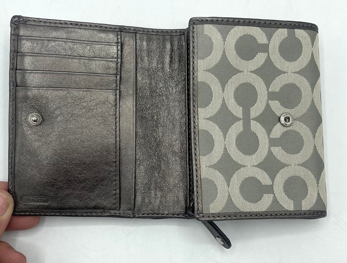 Coach Signature Carriage Bifold Wallet