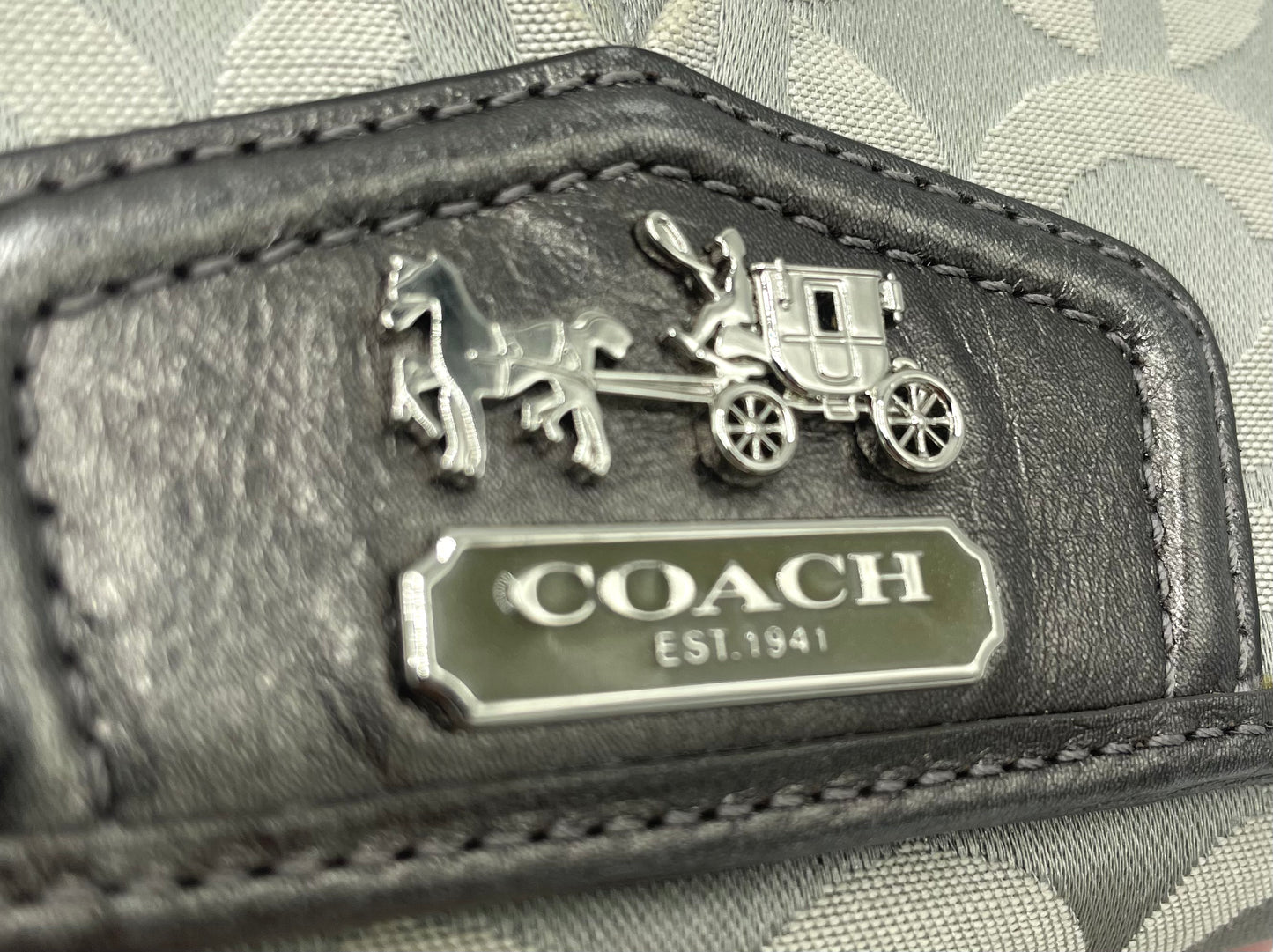 Coach Signature Carriage Bifold Wallet