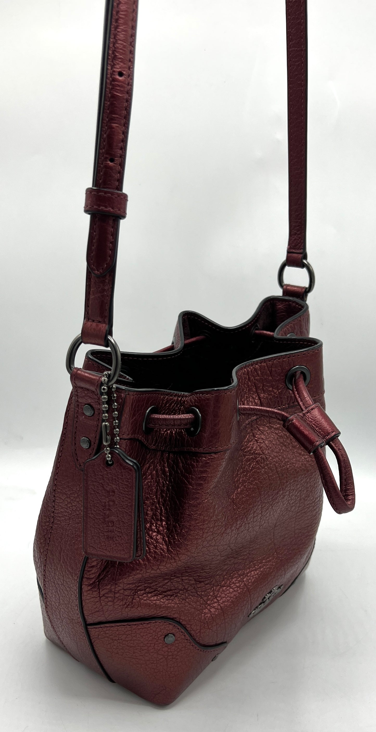 Coach Baby Mickey Drawstring Bucket Bag