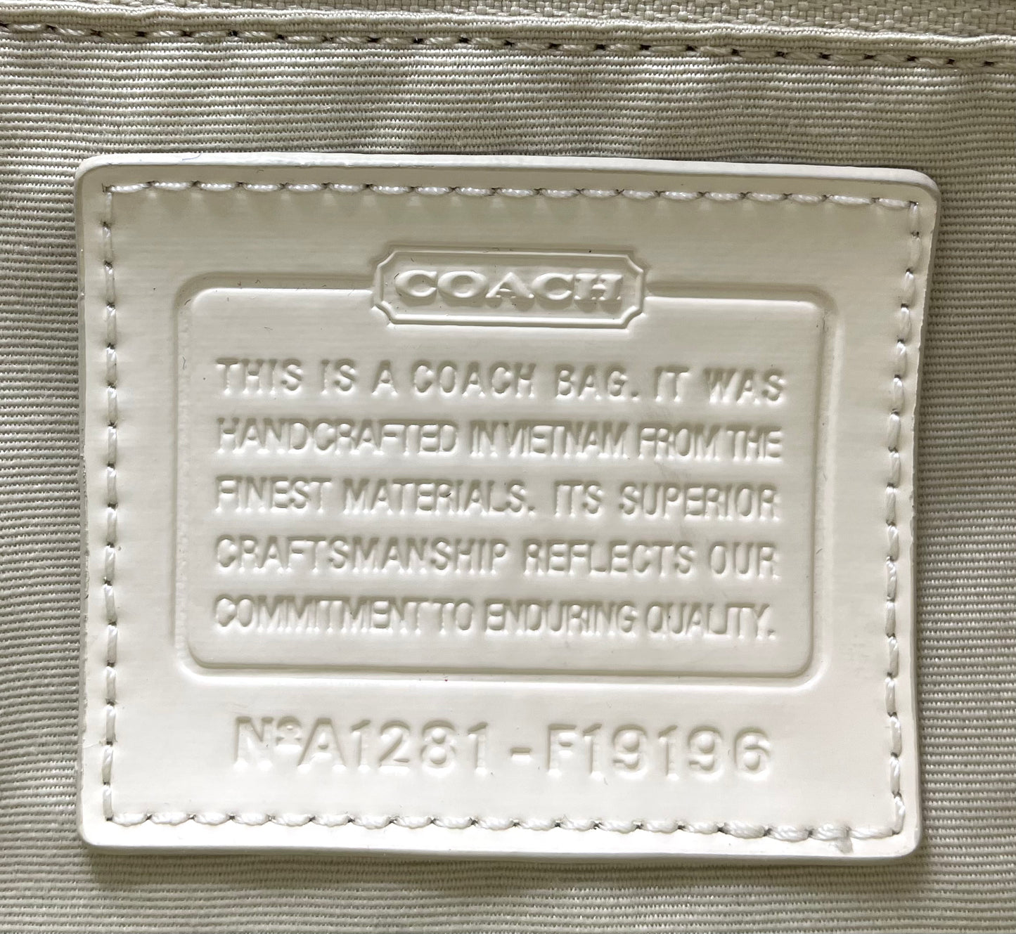 Coach Soho Sateen Circles Tote