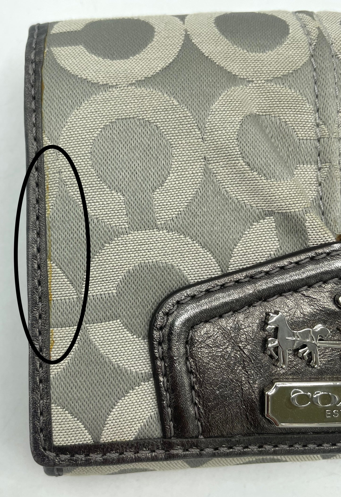 Coach Signature Carriage Bifold Wallet