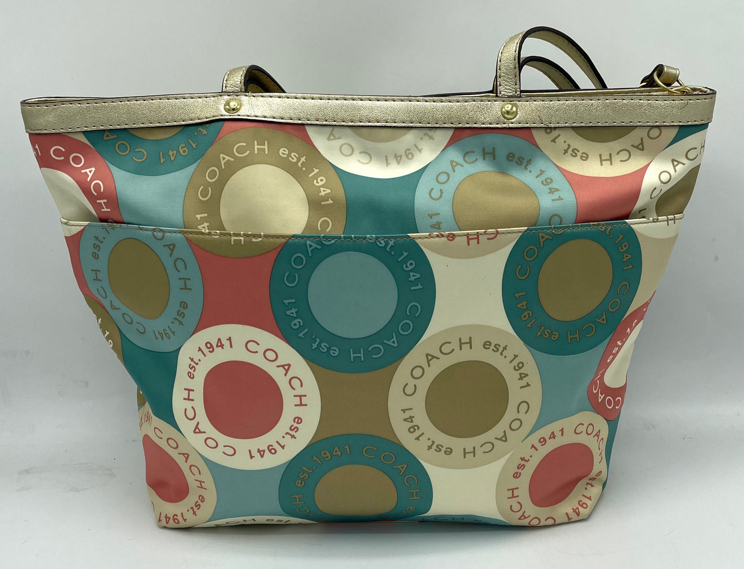 Coach Soho Sateen Circles Tote
