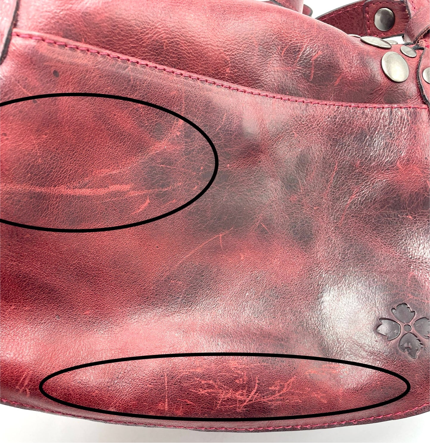 Patricia Nash Distress Leather Medallion Luciana Crossbody