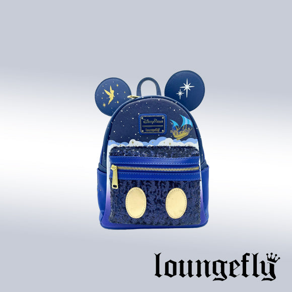 Loungefly Peter Pans flight mini backpack. Main attraction series 6/12
