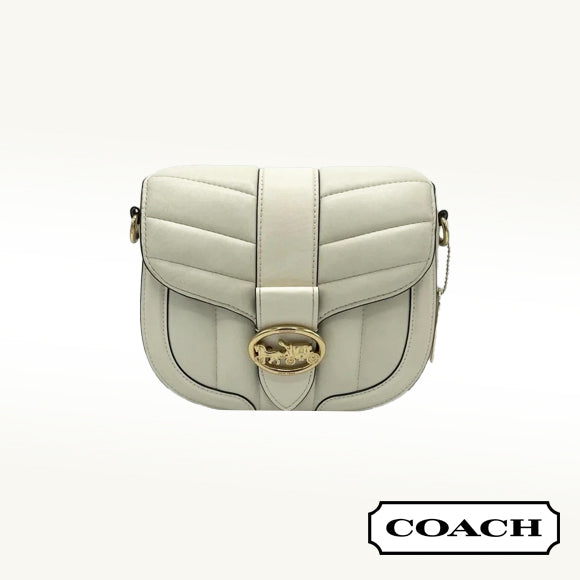 Coach Quilted Georgie Saddle Crossbody