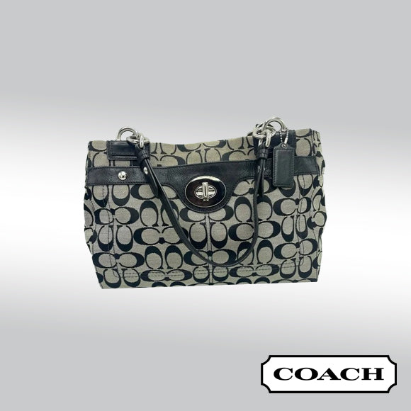 Coach Signature Penelope Carryall Tote