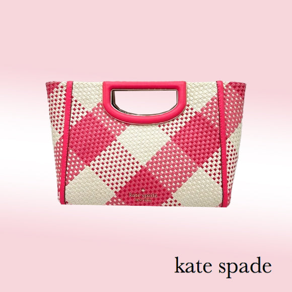 Kate Spade Alexia Gingham Crossbody Clutch