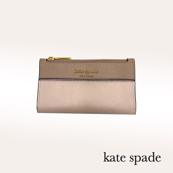 Kate Spade Morgan Colorblocked Small Slim Bifold Wallet